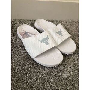 Under Armour x Project Rock Slip on Slides Men’s Size 10